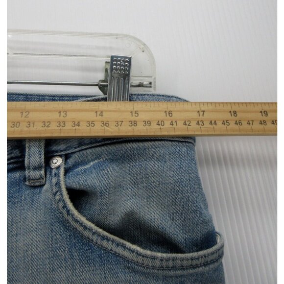 Hugo Boss Jeans Straight Button Fly Denim Paint Splatter Grunge 34X31 * - Picture 5 of 12